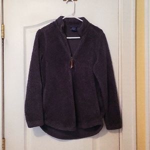 Sherpa 3/4 Zip Pullover Size Small